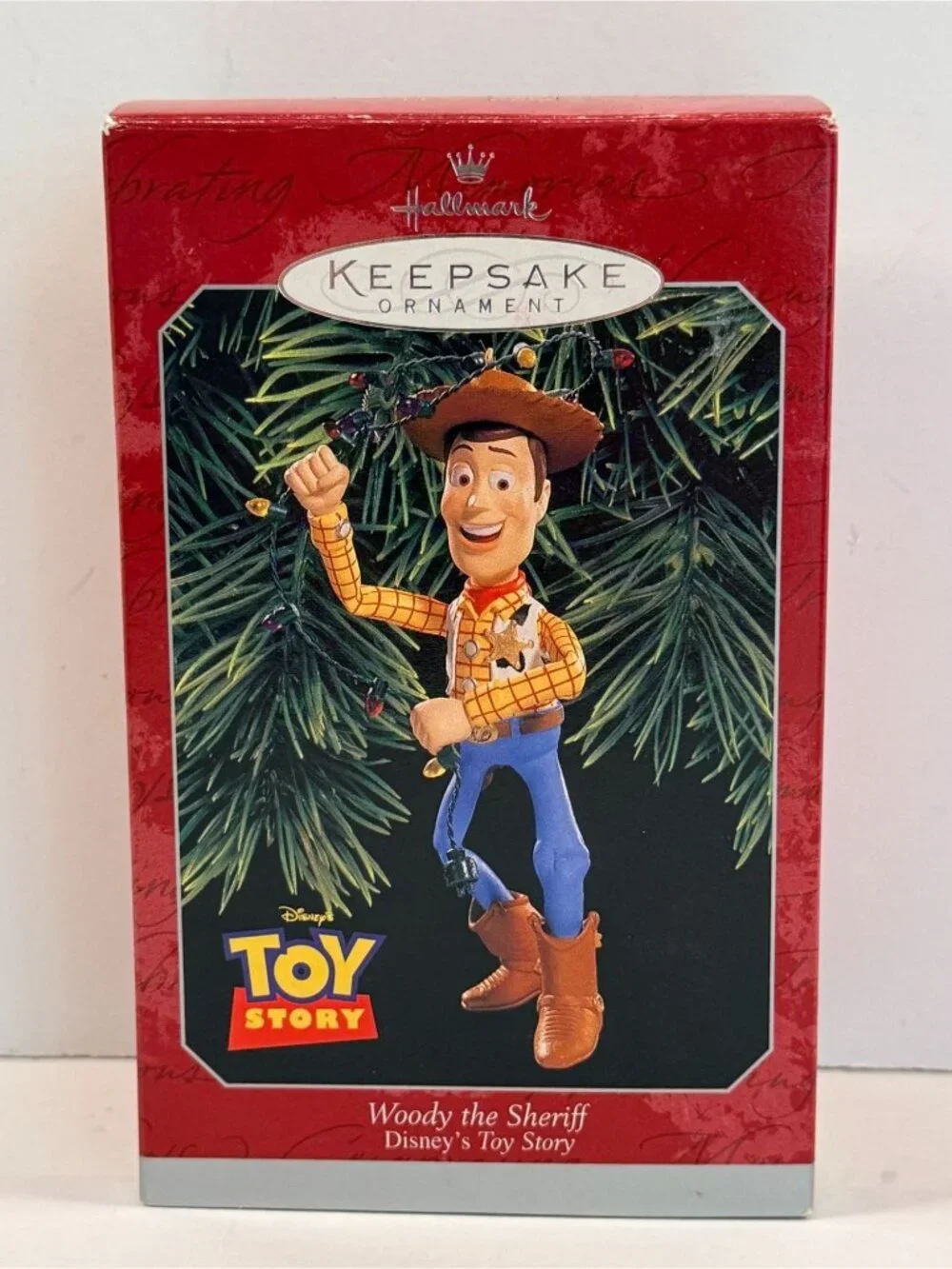 Vintage 1998 Hallmark Keepsake Ornament Woody the Sheriff Disney Toy Story Chris